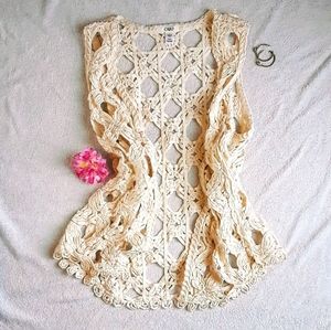Boho Crochet Vest